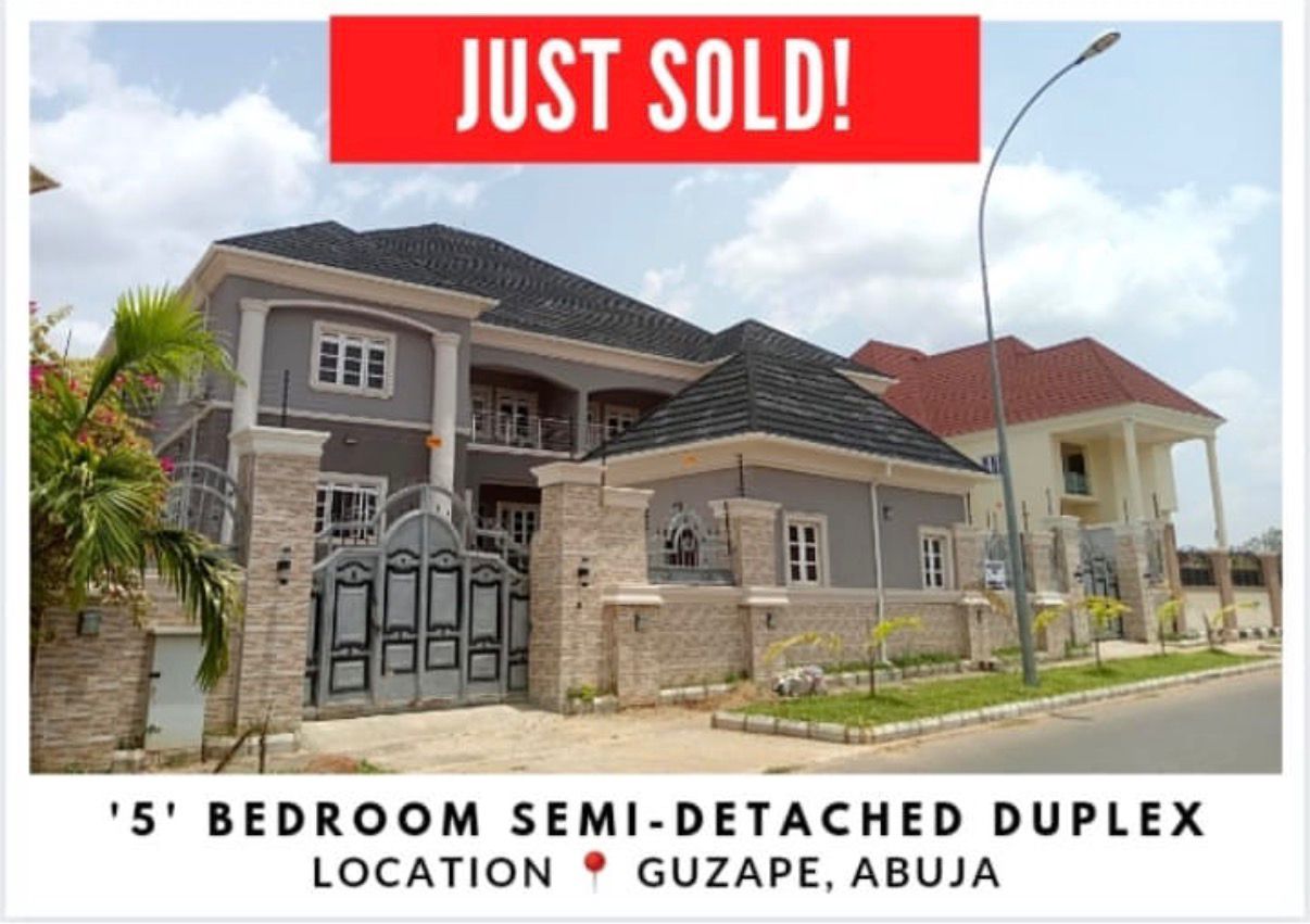 Sales & Testimonials Guzape 5br Semi Duplex Just Sold DT31y7q9